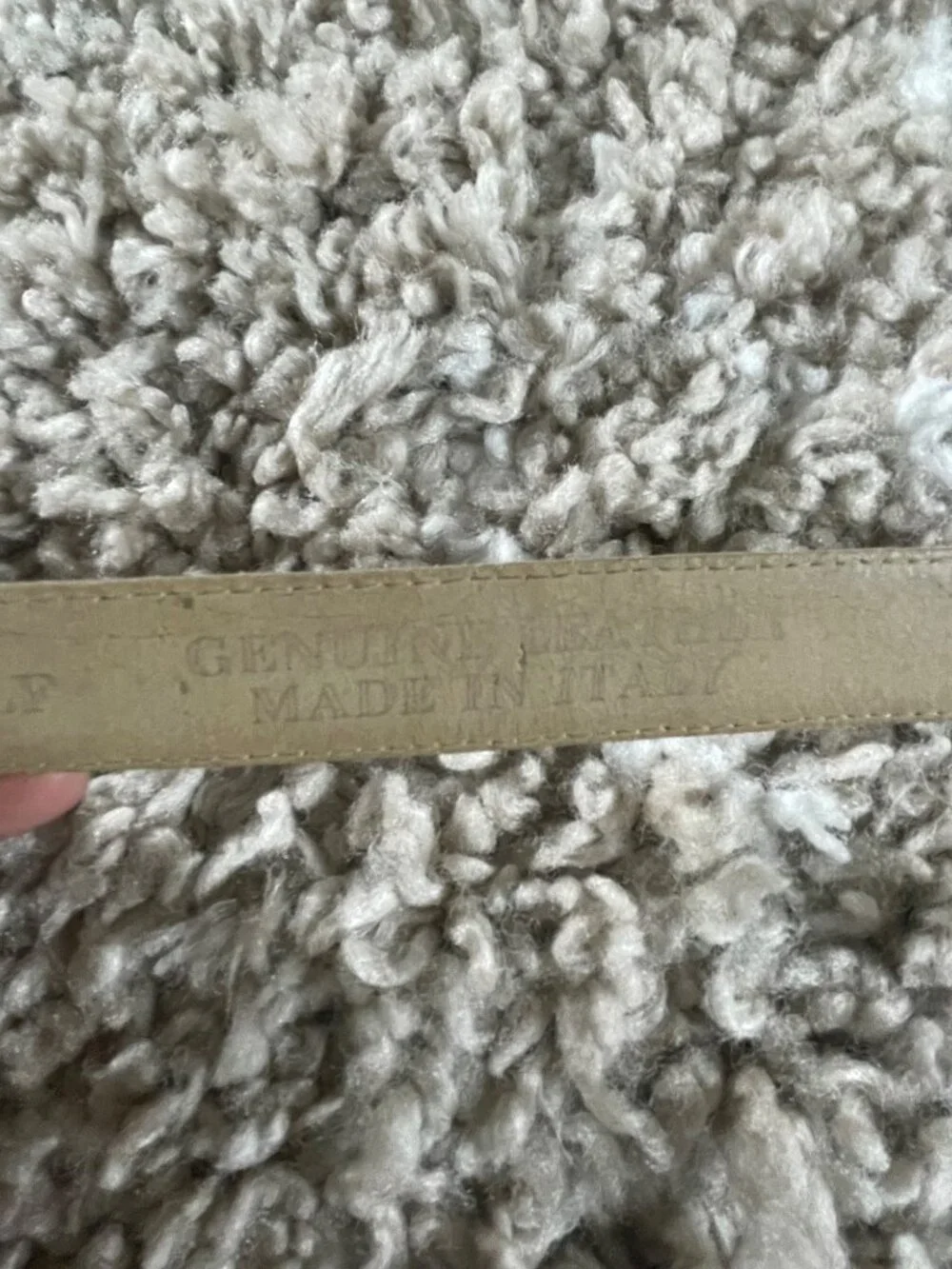 Vintage Tan Croc-Embossed Leather Belt With Silver Buckle For Casual Or Dressy